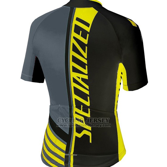 Men's Specialized RBX Sport Cycling Jersey Bib Short 2016 Dark Grey Yellow